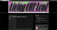 Desktop Screenshot of lesislivingoutloud.blogspot.com