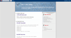 Desktop Screenshot of pes-2008-turkiye.blogspot.com