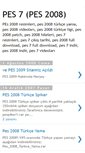 Mobile Screenshot of pes-2008-turkiye.blogspot.com