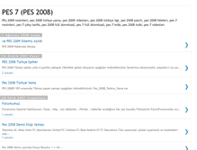 Tablet Screenshot of pes-2008-turkiye.blogspot.com