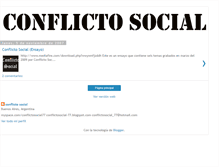 Tablet Screenshot of conflictosocial-77.blogspot.com