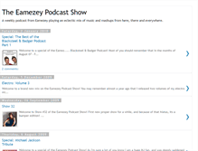 Tablet Screenshot of eamezeyshowpodcast.blogspot.com