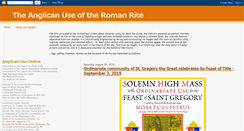 Desktop Screenshot of anglicanusenews.blogspot.com