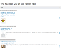 Tablet Screenshot of anglicanusenews.blogspot.com