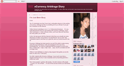 Desktop Screenshot of ecurrency-arbitrage-diary.blogspot.com