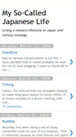 Mobile Screenshot of myso-calledjapaneselife.blogspot.com