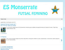 Tablet Screenshot of esmonserratefutsal.blogspot.com