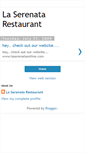Mobile Screenshot of laserenatarestaurant.blogspot.com