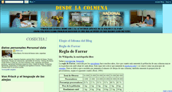 Desktop Screenshot of desdelacolmena-mario.blogspot.com