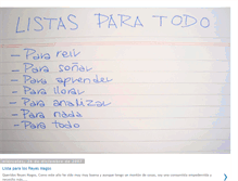 Tablet Screenshot of listaparatodoymas.blogspot.com