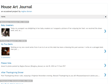Tablet Screenshot of houseartjournal.blogspot.com