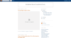 Desktop Screenshot of democraciadigital.blogspot.com