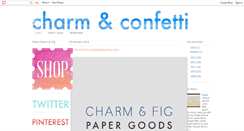 Desktop Screenshot of charmandconfetti.blogspot.com