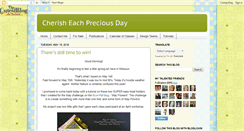 Desktop Screenshot of cherisheachpreciousday.blogspot.com