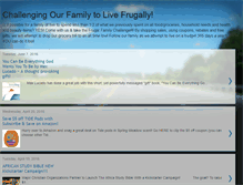 Tablet Screenshot of frugalchallenge2009.blogspot.com