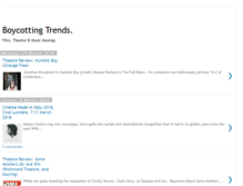 Tablet Screenshot of boycottingtrends.blogspot.com