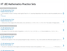 Tablet Screenshot of iit-jee-maths-ps.blogspot.com