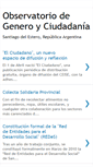 Mobile Screenshot of generoyciudadania.blogspot.com
