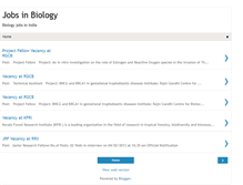 Tablet Screenshot of biologyjobs4u.blogspot.com