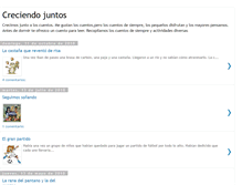 Tablet Screenshot of creciendosinfinal.blogspot.com