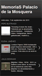 Mobile Screenshot of memoriaspalaciodelamosquera.blogspot.com