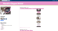 Desktop Screenshot of marahselegantbridal.blogspot.com