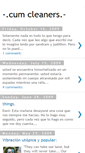 Mobile Screenshot of cumcleaners.blogspot.com