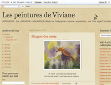 Tablet Screenshot of lespeinturesdeviviane.blogspot.com