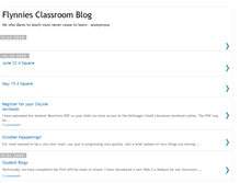 Tablet Screenshot of flynniesclassroom.blogspot.com