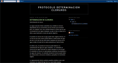 Desktop Screenshot of determinaciondecloruros.blogspot.com