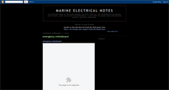 Desktop Screenshot of marineelectricalnotes.blogspot.com