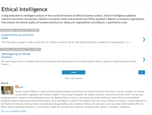 Tablet Screenshot of ethical-intelligence.blogspot.com