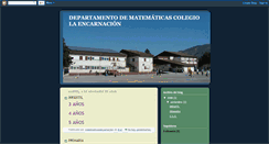 Desktop Screenshot of matematicasencarnacion.blogspot.com