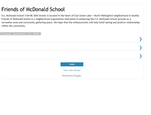 Tablet Screenshot of friendsofmcdonaldschool.blogspot.com