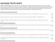 Tablet Screenshot of maywoodtruth.blogspot.com