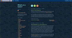 Desktop Screenshot of annie-whatsinaname.blogspot.com