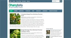 Desktop Screenshot of dhanyinfo.blogspot.com