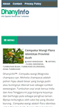 Mobile Screenshot of dhanyinfo.blogspot.com