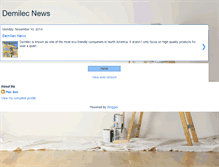 Tablet Screenshot of demilecnewsandreviews.blogspot.com