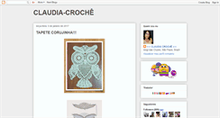 Desktop Screenshot of claudia-croche.blogspot.com