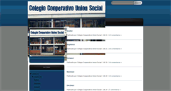 Desktop Screenshot of colegiocooperativounionsocial.blogspot.com