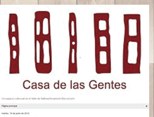 Tablet Screenshot of lacasadelasgentes.blogspot.com