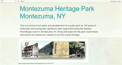 Desktop Screenshot of montezumaheritagepark.blogspot.com