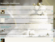 Tablet Screenshot of musicadamatrimonio.blogspot.com