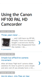 Mobile Screenshot of canon-hf100.blogspot.com