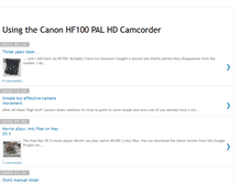 Tablet Screenshot of canon-hf100.blogspot.com