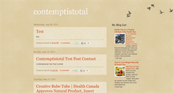 Desktop Screenshot of contemptistotal.blogspot.com