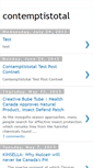 Mobile Screenshot of contemptistotal.blogspot.com