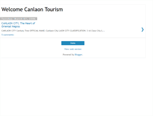 Tablet Screenshot of canlaontourism.blogspot.com