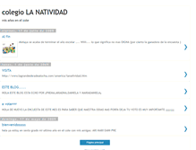 Tablet Screenshot of colegiolanatividad.blogspot.com